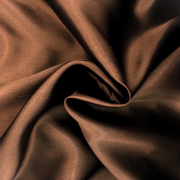 20 metres of Polyester Satin - Brown